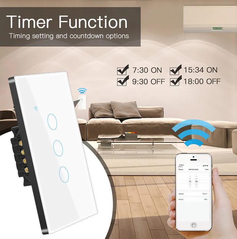 Smart Life Home House WiFi Wireless Remote Wall Switch