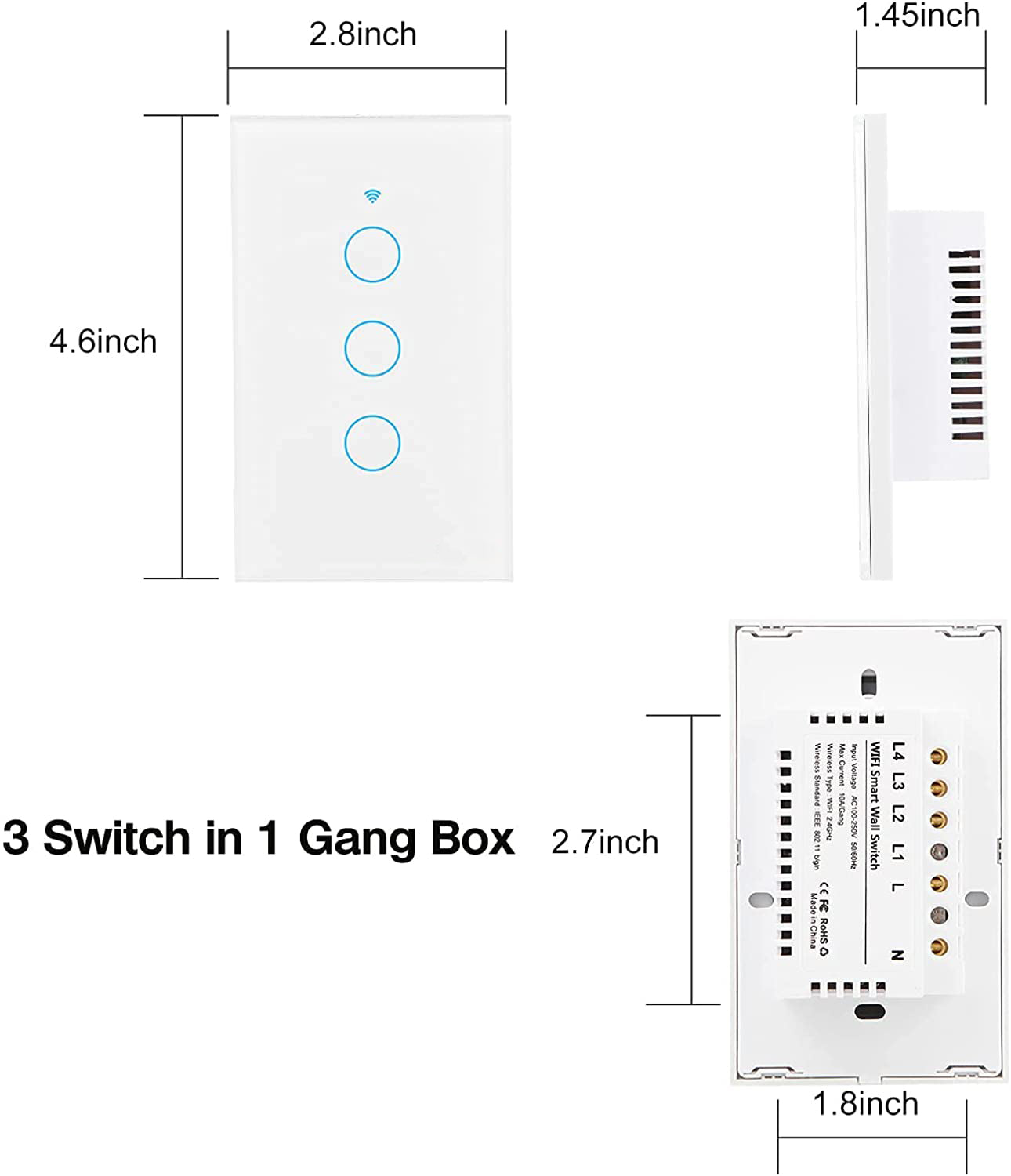 Wifi Smart Wall Switch